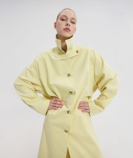 Ophelia Long Trench Coat - Banana SunSetGo.
