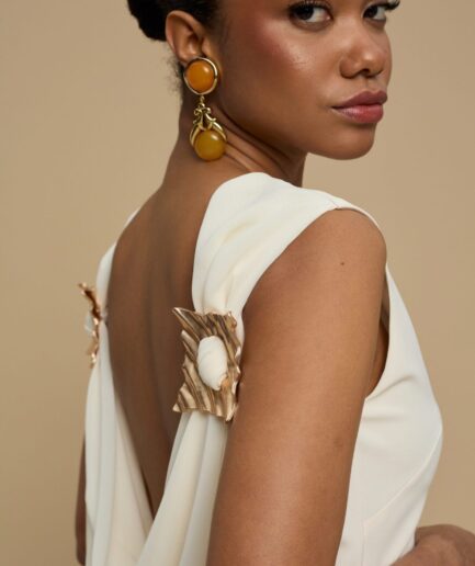 Niriida Dress - Ecru La Chaine
