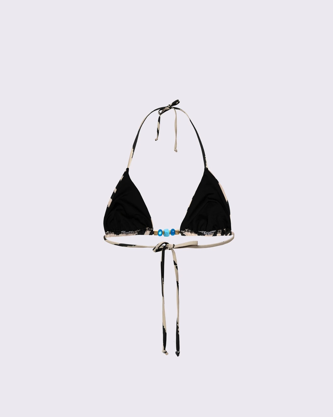 VK ZEBRA PRINT TRIANGLE BIKINI TOP 2