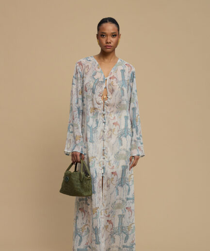 Ammoudia Dress - Mosaic Ocean La Chaine