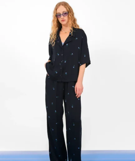 Riviera Shirt - Dark Blue Arpyes