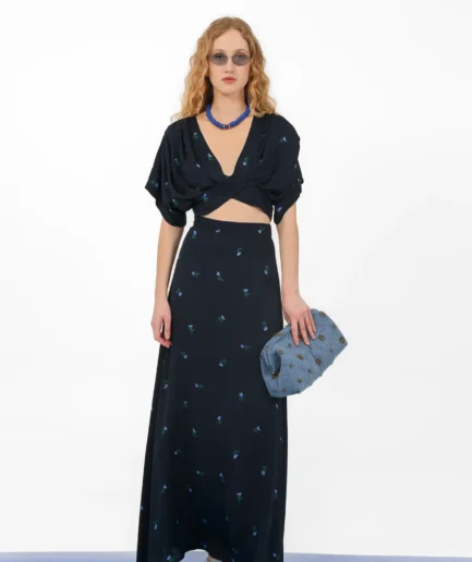 Riviera Top Dark Blue Arpyes