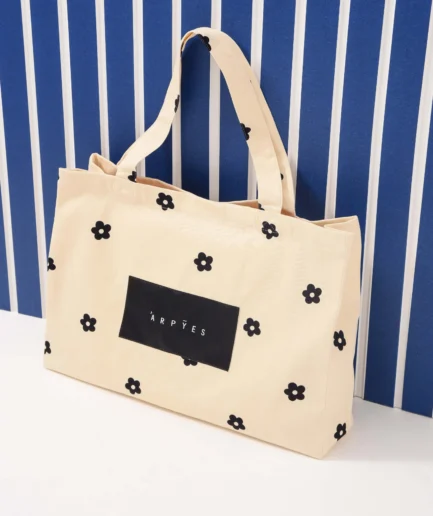 Daisy Tote Bag - Black Arpyes