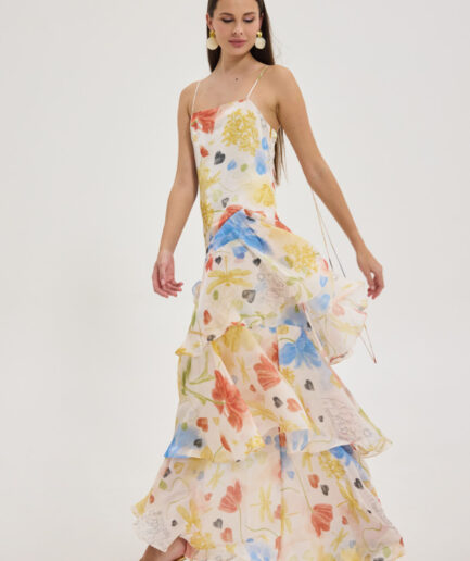 Meryl Dress - White Hemithea