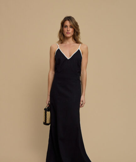 Cyclades Dress - Black La Chaine