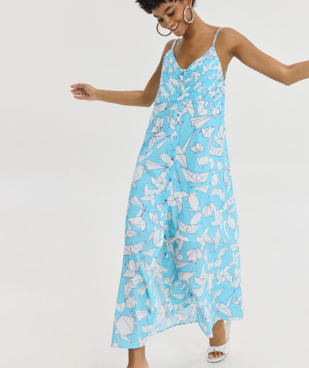 Seattle Dress - Light Blue Hemithea