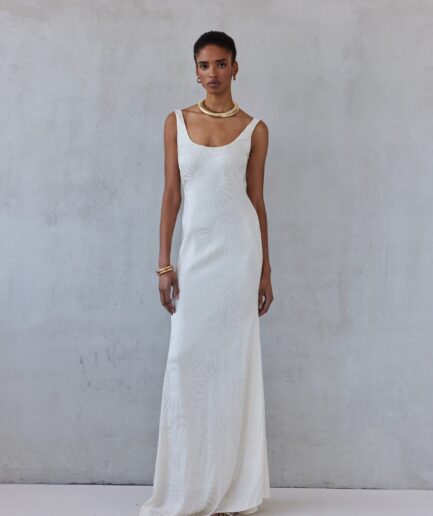 Emeline Dress - Off-White Mix & Match